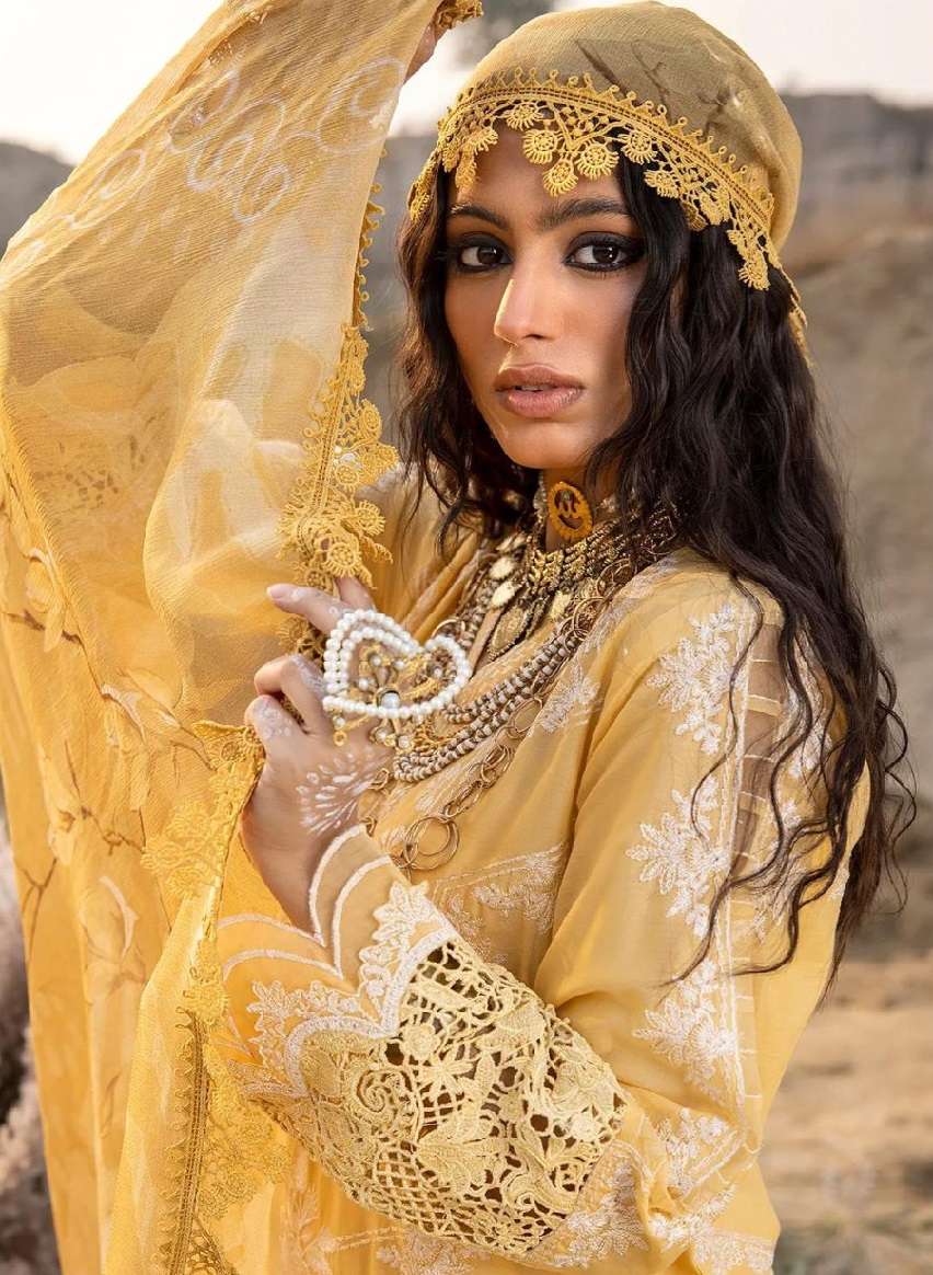 ADAN LIBAS LAWN OPEN PIC by DEEPSY SUITS